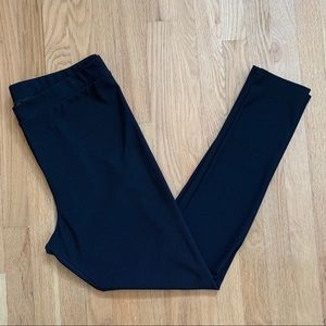 Black Ribbed Leggings